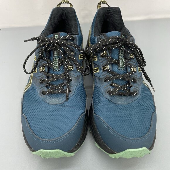 Asics Men's Athletic Shoes - Blue and Yellow - Picture 5 of 14